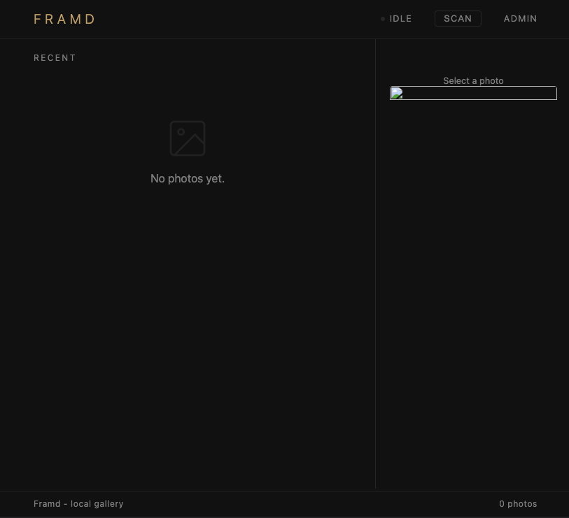 Empty library on first run